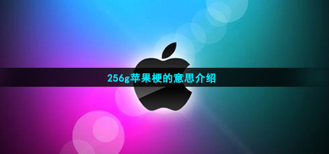 256g苹果是什么梗-256g苹果梗的意思介绍